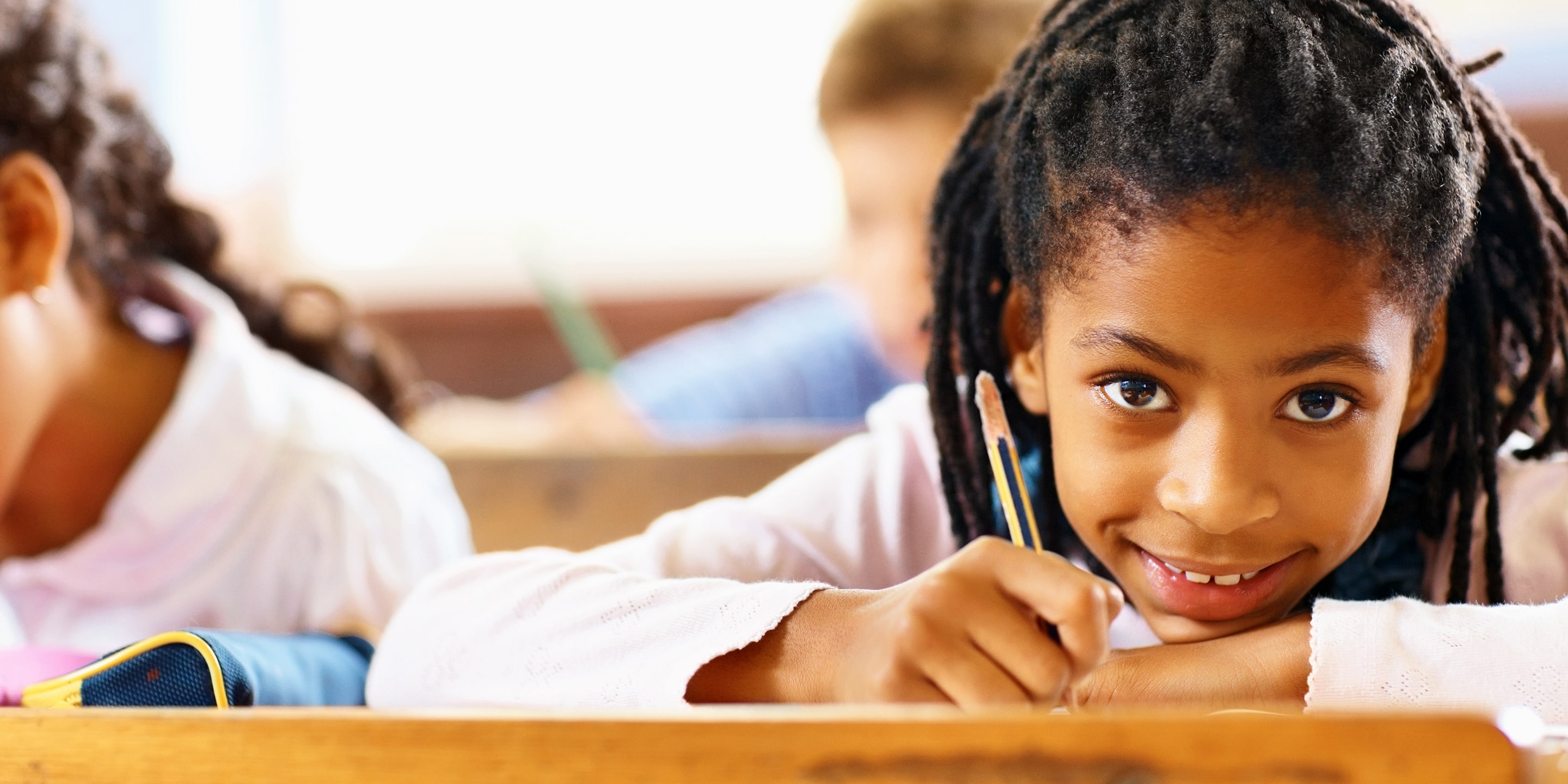 Young girl in classroom