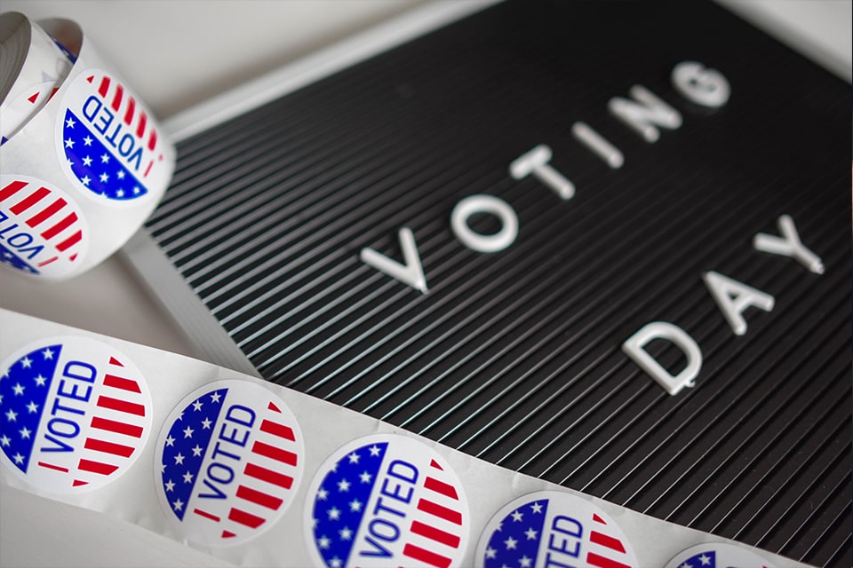 I Voted Stickers