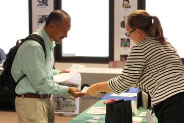 photo at career fair