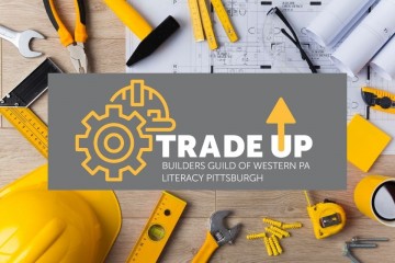 Construction items with Trade Up program logo